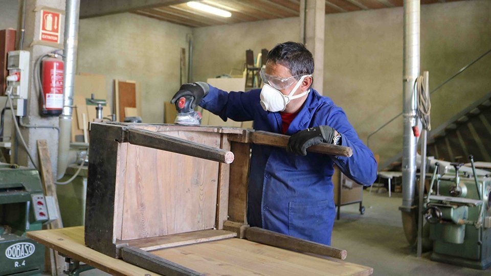 Restauració de fusteria antiga